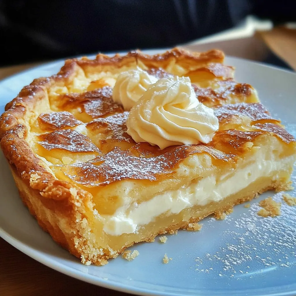 Tarte à la crème de ma grand-mère