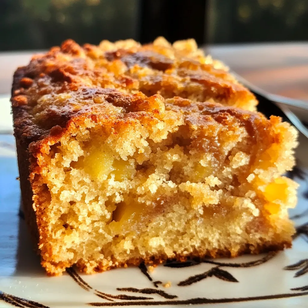 Cake aux Flocons d’Avoine et Compote de Pomme